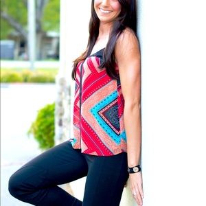 NWT Printed Blouse